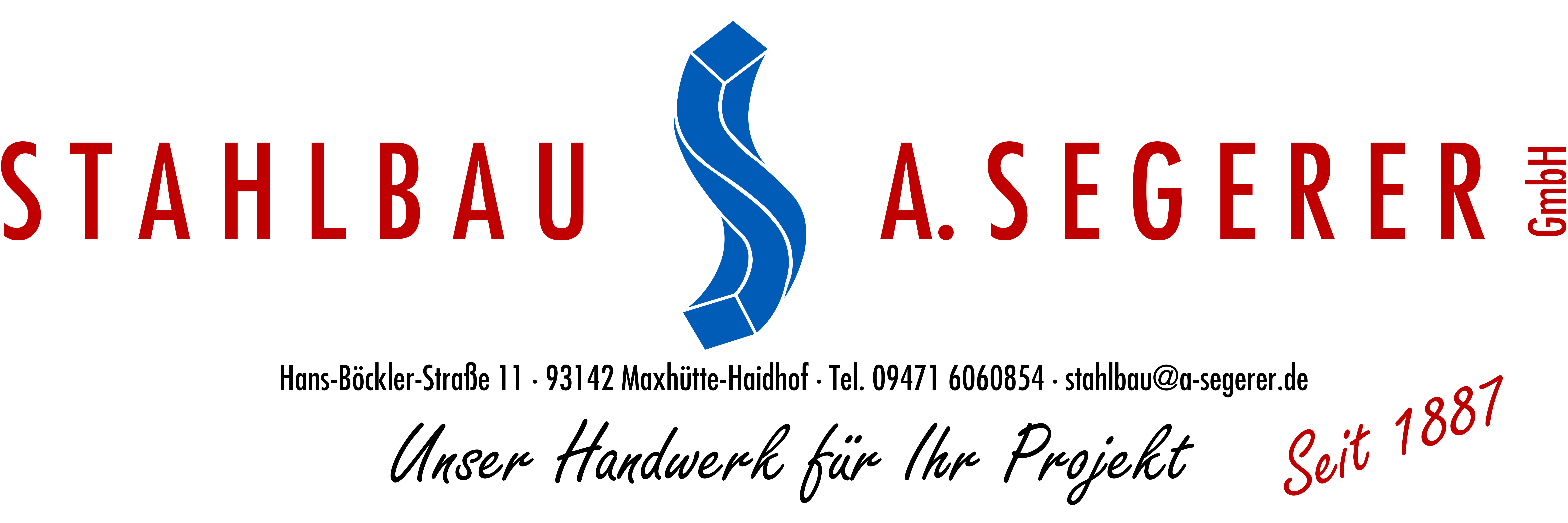Logo von Stahlbau A. Segerer in Maxhütte-Haidhof
