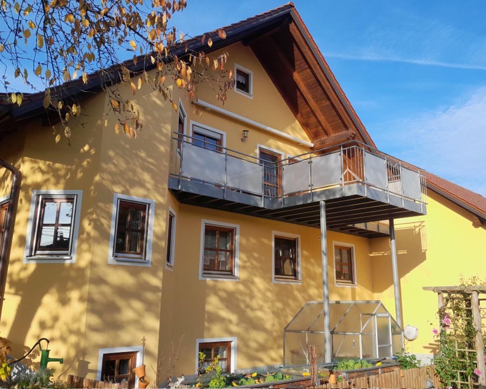 Balkonanlage für Einfamilienhaus